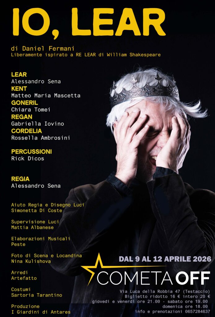 LOCANDINA IO, LEAR COLORI UFFICIALE UV