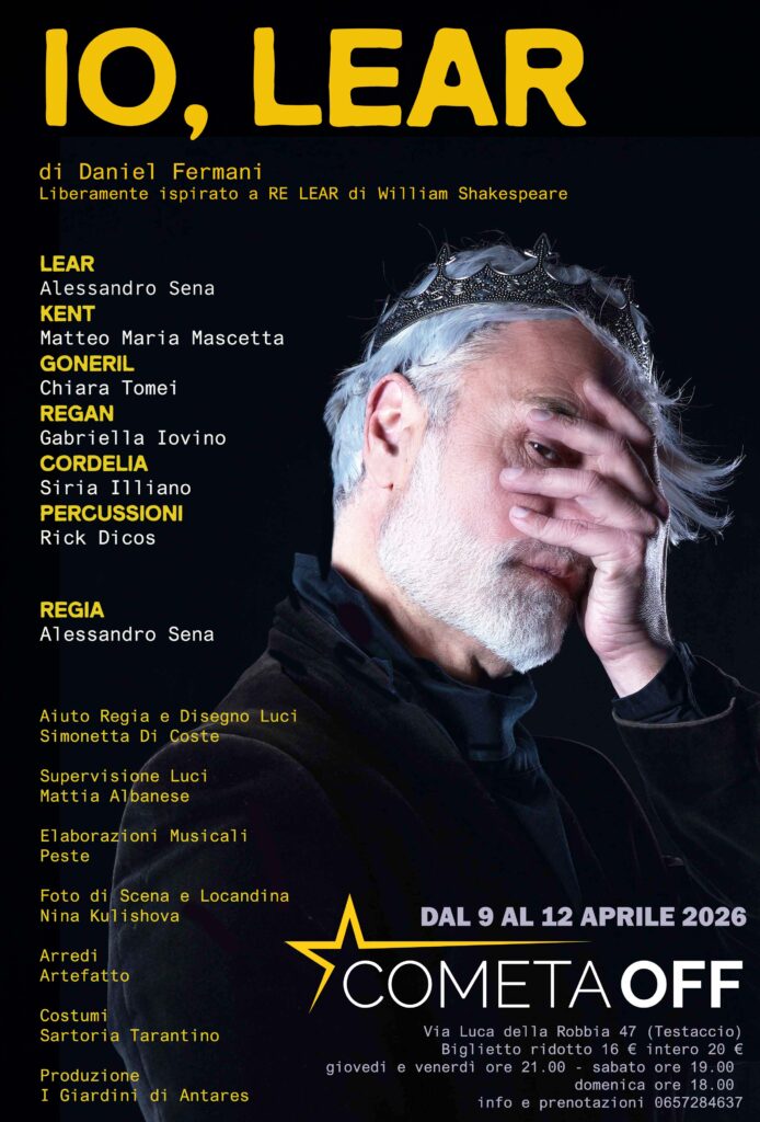 LOCANDINA IO, LEAR NEW